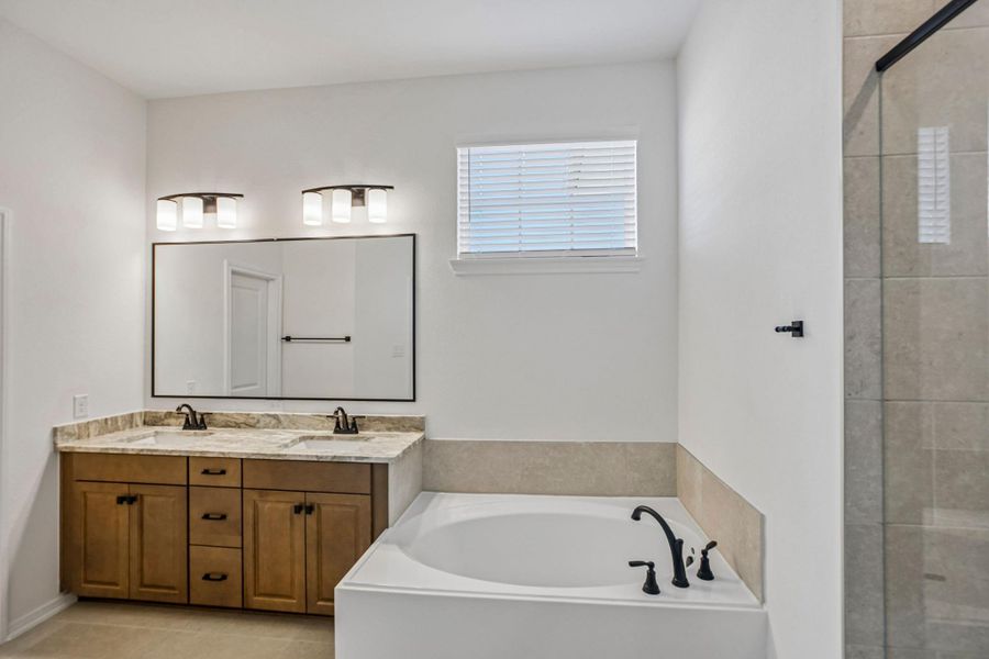 Furnished interior view inside a new home in Woodforest, Montgomery (Image 8). Furnished interior view inside a new home in Woodforest, Montgomery (Image 8).