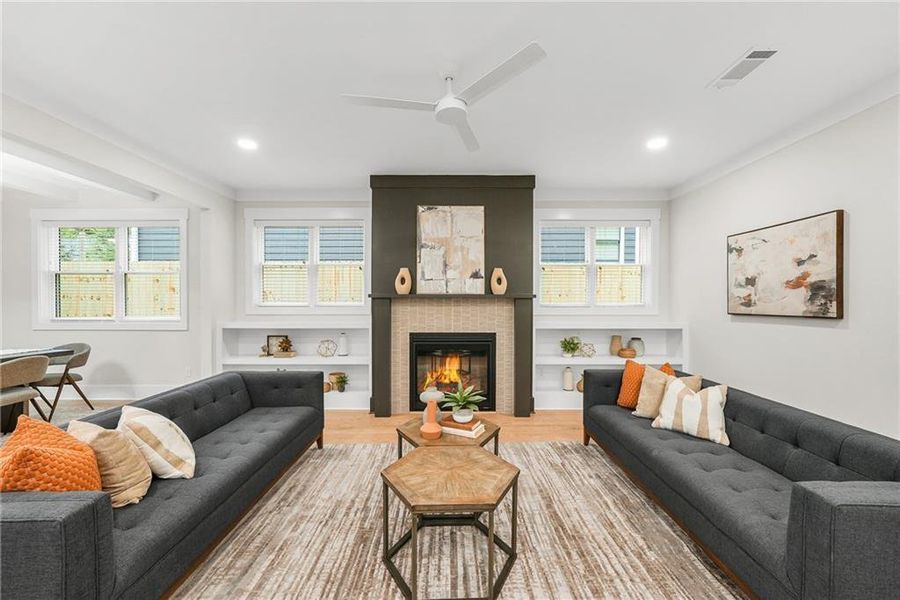 Furnished interior view inside a new home in , Scottdale (Image 9).