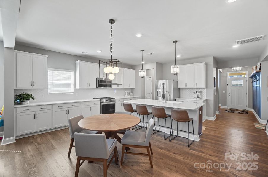 Furnished interior view inside a new home in , Monroe (Image 25).