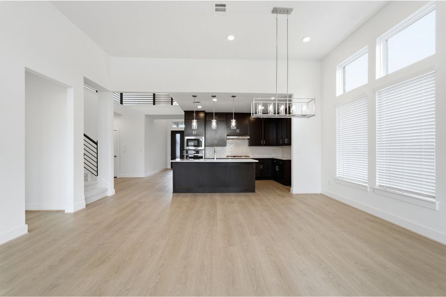 Furnished interior view inside a new home in Santa Rita Ranch, Liberty Hill (Image 12).