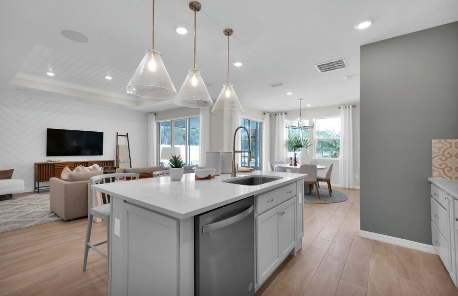 Representative furnished interior of a home built from the Cedar by Pulte Homes in Seminole Palms, Palm Coast (Image 18).