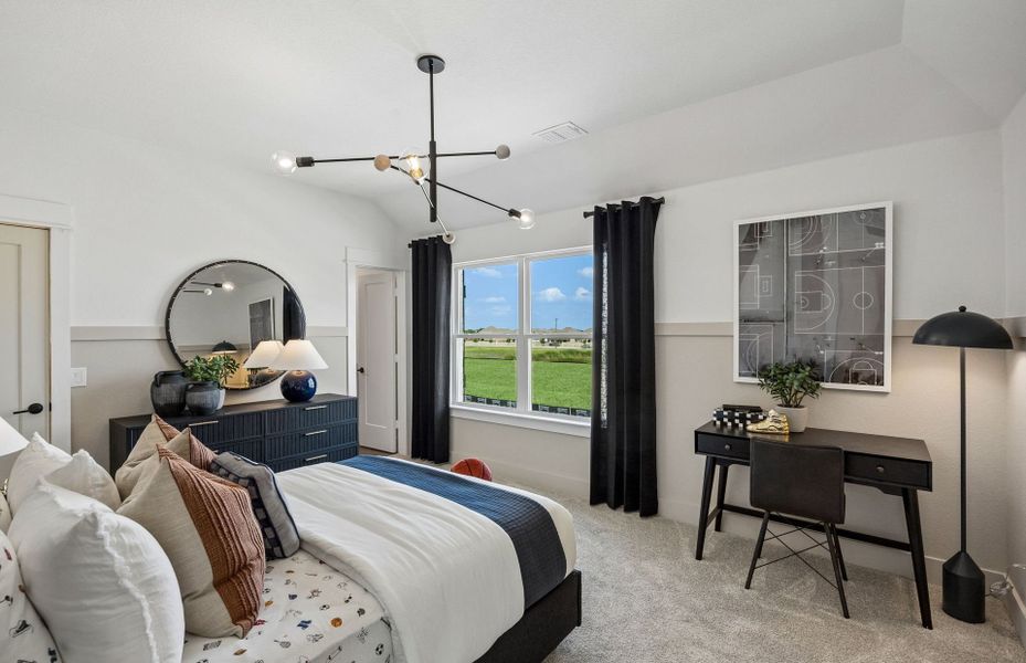 Representative furnished interior of a home built from the Rainier by Pulte Homes in Overland Grove, Forney (Image 36).