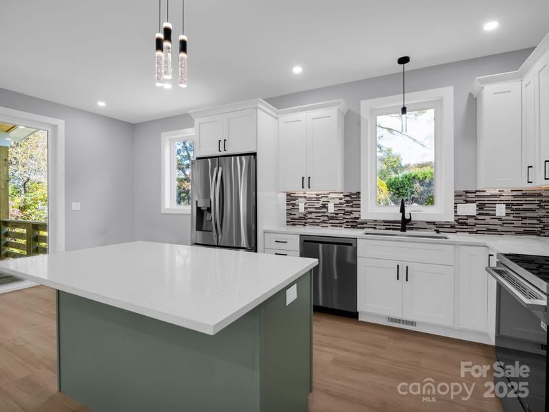 Furnished interior view inside a new home in , Asheville (Image 6). Furnished interior view inside a new home in , Asheville (Image 6).