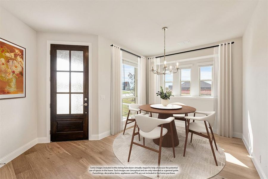 Furnished interior view inside a new home in Parks at Panchasarp Farms 65, Burleson (Image 7). Furnished interior view inside a new home in Parks at Panchasarp Farms 65, Burleson (Image 7).