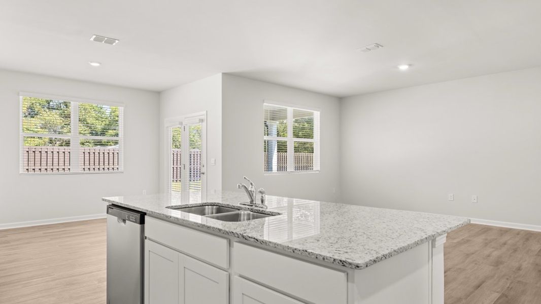 Representative furnished interior of a home built from the Aria by D.R. Horton in Oakleigh Glen, Dallas (Image 6).