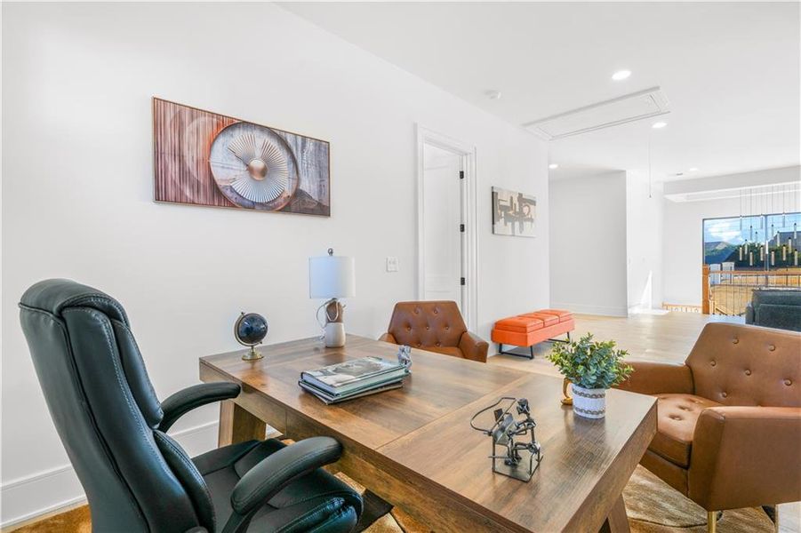 Furnished interior view inside a new home in , Lawrenceville (Image 60).