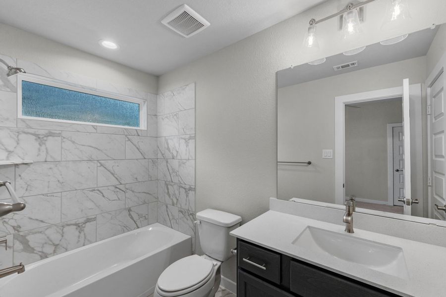 Furnished interior view inside a new home in Morton Creek Ranch, Katy (Image 6).