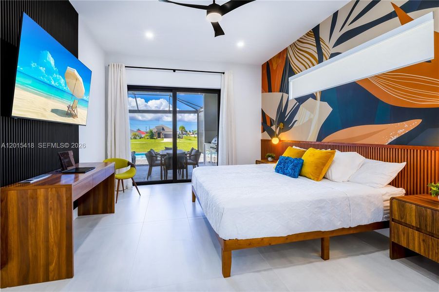 Furnished interior view inside a new home in , Cape Coral (Image 55).