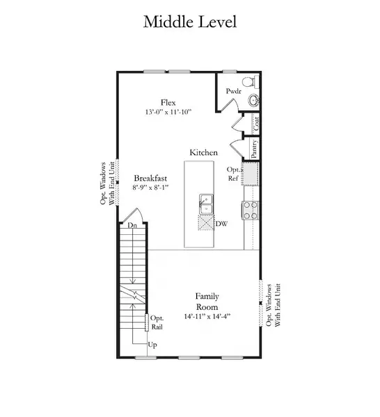2D floor plan layout of this home in Park Circle Townhomes, North Charleston, SC (Image 4). 2D floor plan layout of this home in Park Circle Townhomes, North Charleston, SC (Image 4).