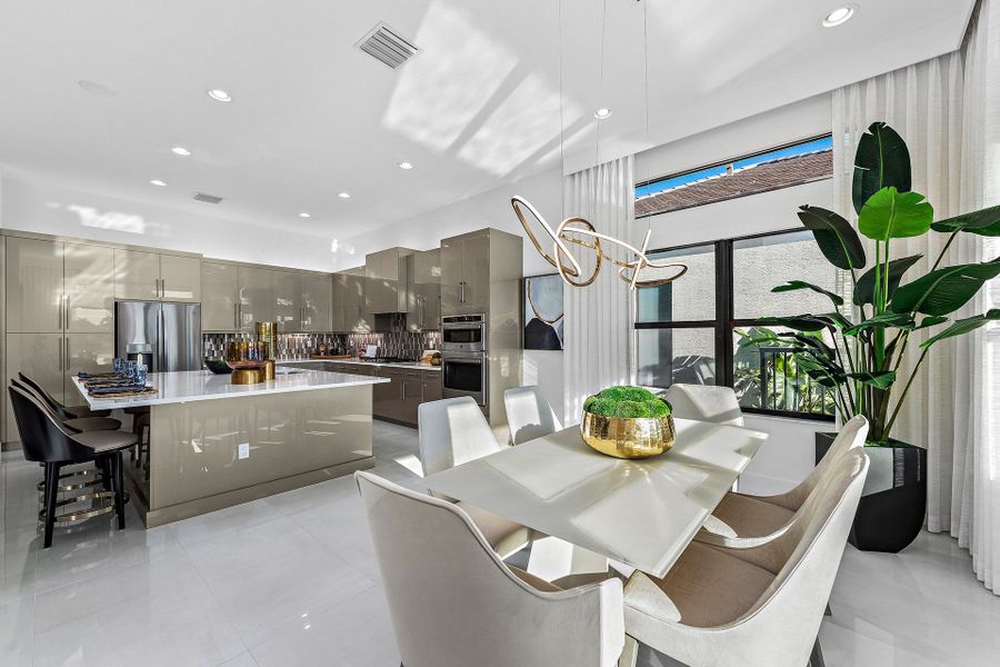 Representative furnished interior of a home built from the Caroline Grande by GL Homes in Valencia Del Mar, Boynton Beach (Image 10).