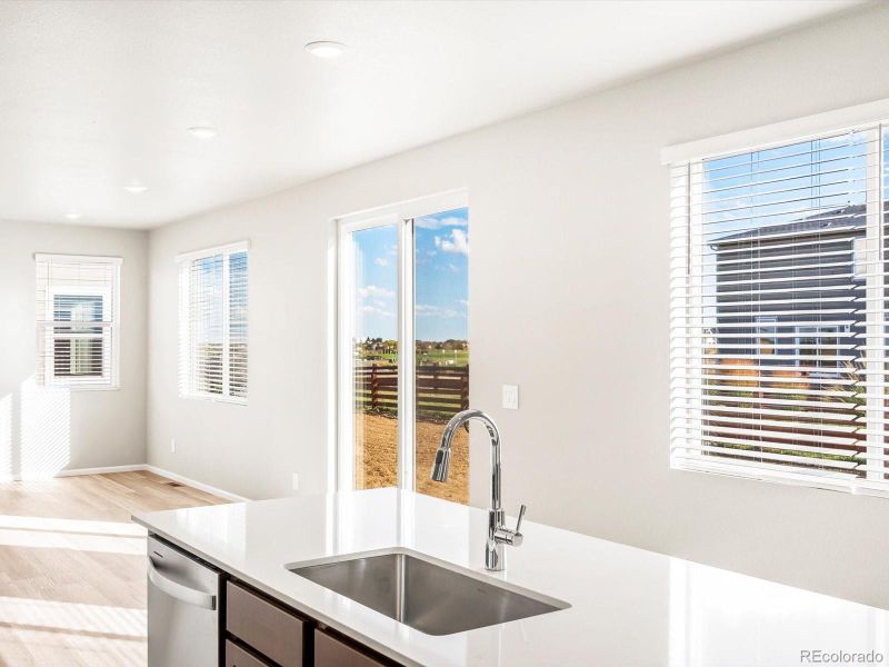 Furnished interior view inside a new home in Revere at Johnstown, Johnstown (Image 15).