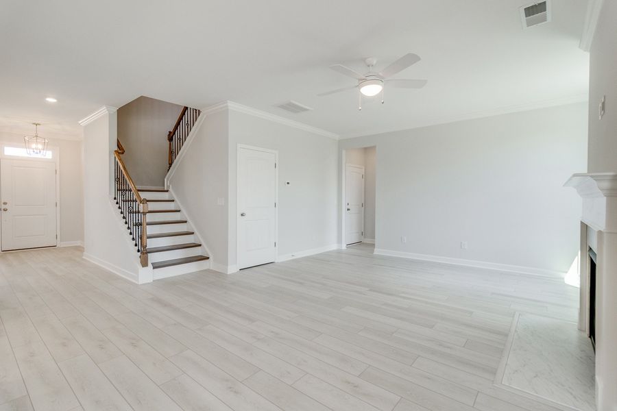 Spacious, unfurnished interior of a new home in Gates at Windermere, Blythewood (Image 20).