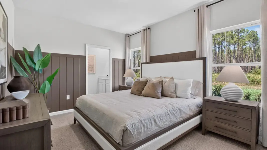 Furnished interior view inside a new home in Copes Landing, Jacksonville (Image 13).