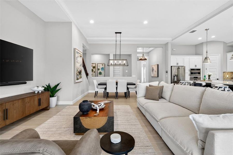 Furnished interior view inside a new home in , Venice (Image 18).