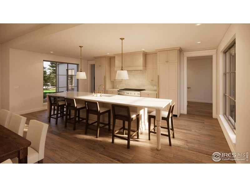 Furnished interior view inside a new home in , Fort Collins (Image 18).
