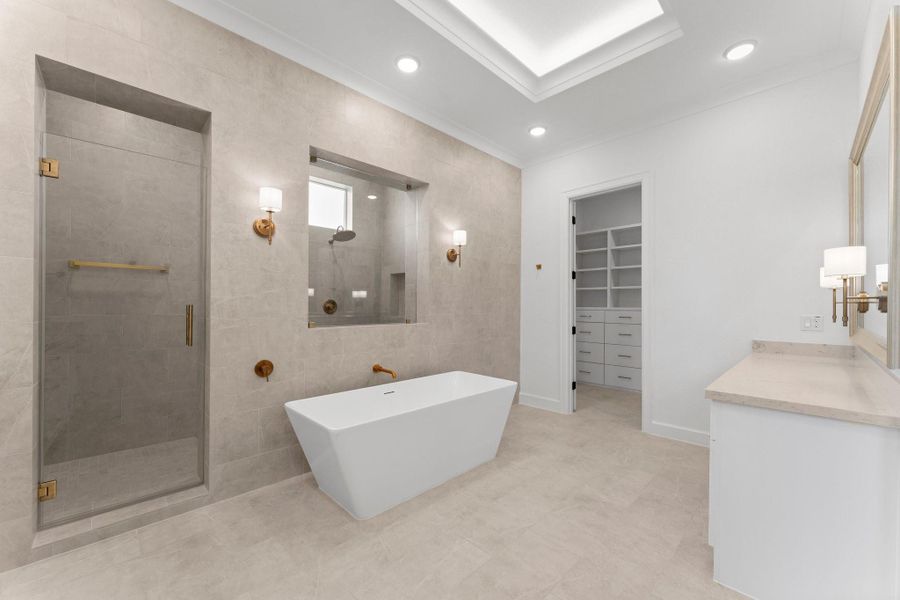 Furnished interior view inside a new home in , Spring (Image 13).