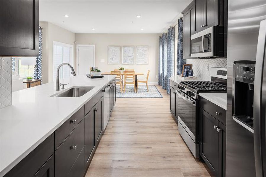 Representative furnished interior of a home built from the Ernest Hemingway by Ryan Homes in Fost, Moyock (Image 6).