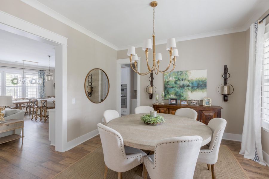 Furnished interior view inside a new home in , Ravenel (Image 4).