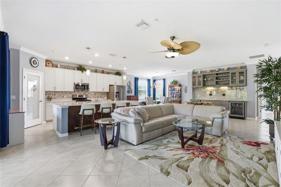 Furnished interior view inside a new home in , Punta Gorda (Image 17).