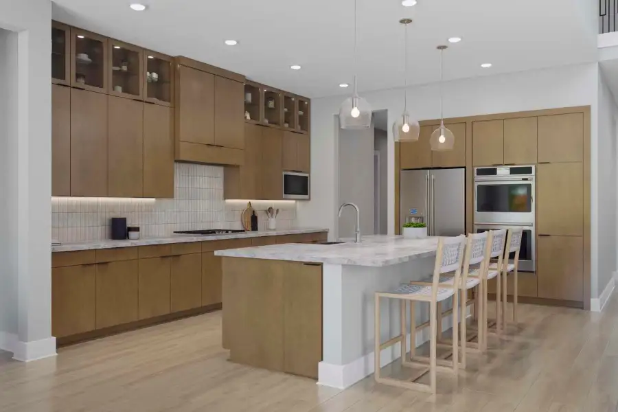 Furnished interior view inside a new home in Woodson’s Reserve, Spring (Image 4).