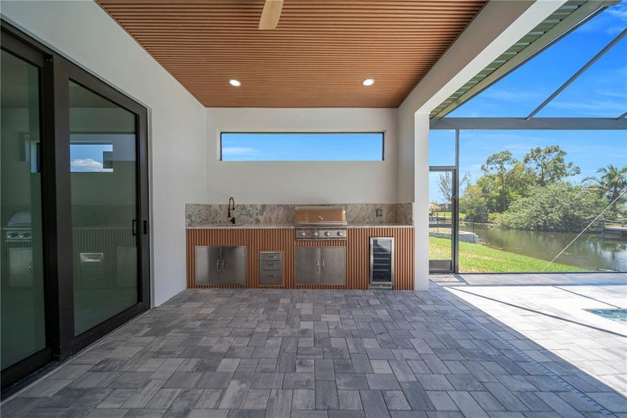 Exterior details and patio area of a home in , Cape Coral (Image 31).