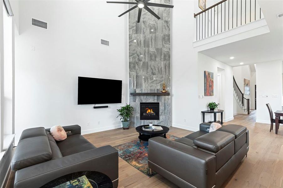 Furnished interior view inside a new home in , Prosper (Image 8).