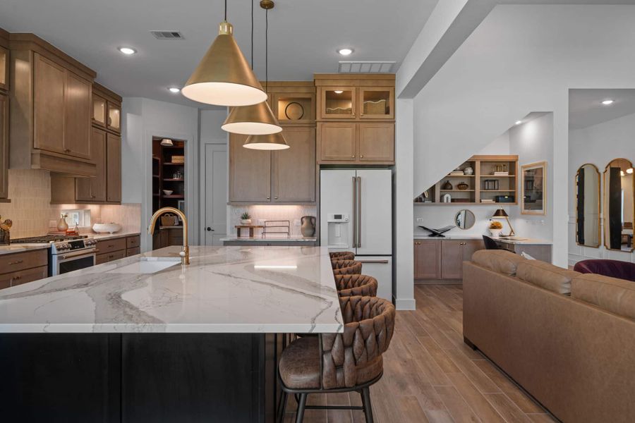 Representative furnished interior of a home built from the Rivercrest – 60s & 65s Lot by Chesmar Homes in Riceland, Mont Belvieu (Image 14).