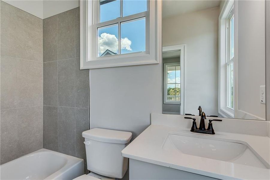 Furnished interior view inside a new home in , Dacula (Image 11).