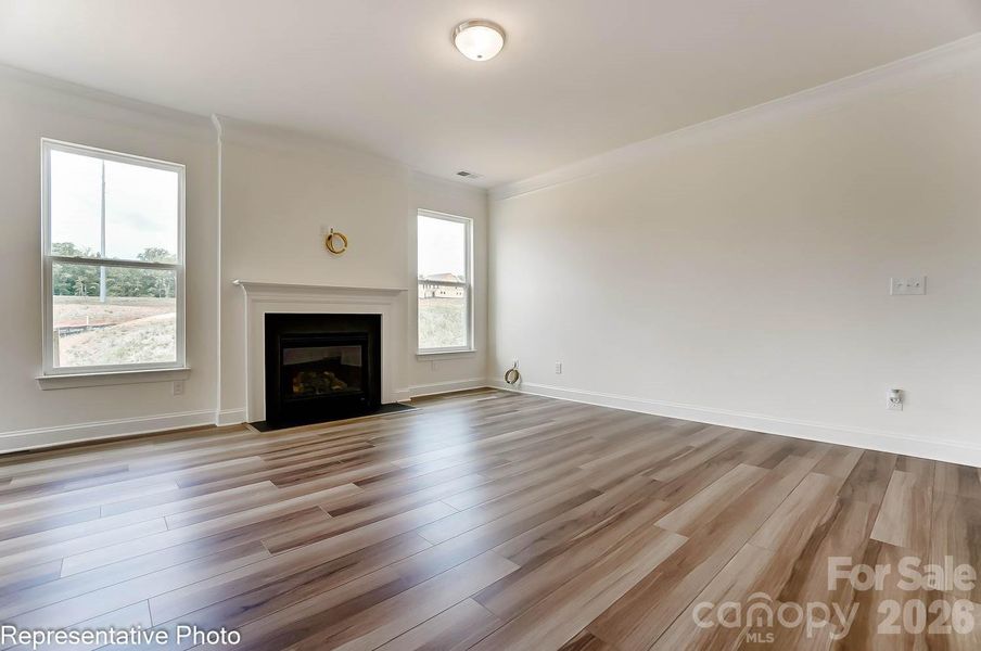 Spacious, unfurnished interior of a new home in Ashton Park, Monroe (Image 24).