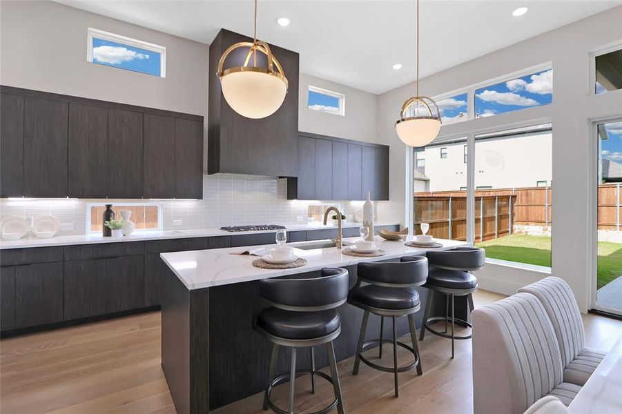 Furnished interior view inside a new home in Rio Vista at Kelly Ranch, Aledo (Image 15).