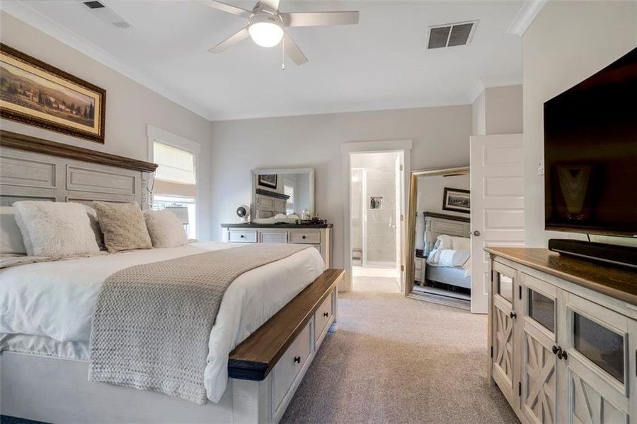 Furnished interior view inside a new home in , Commerce (Image 26).