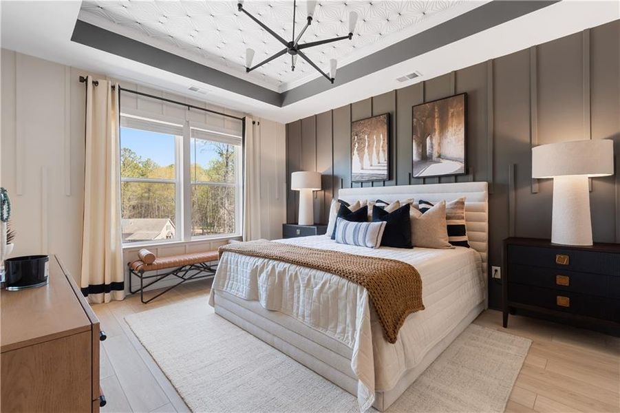 Furnished interior view inside a new home in Daybreak, Newnan (Image 34).