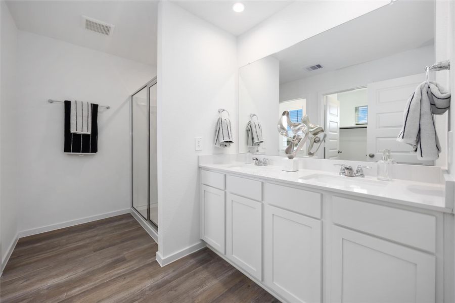 Furnished interior view inside a new home in Legacy Village, Houston (Image 13).