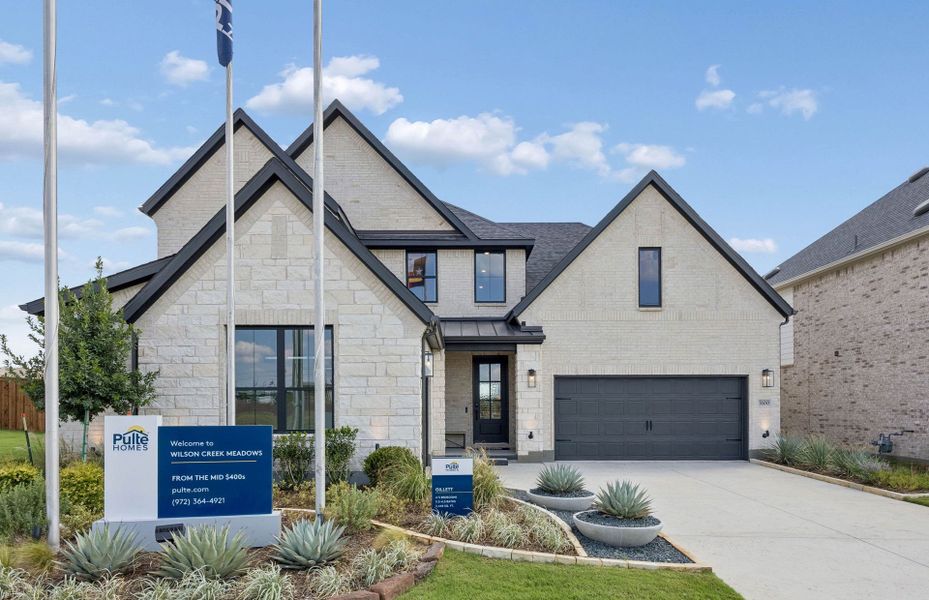 Representative exterior photo of a completed home built from the Gillett by Pulte Homes in Wilson Creek Meadows, Celina, TX (Image 27).