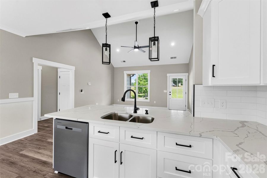 Furnished interior view inside a new home in , Albemarle (Image 14).