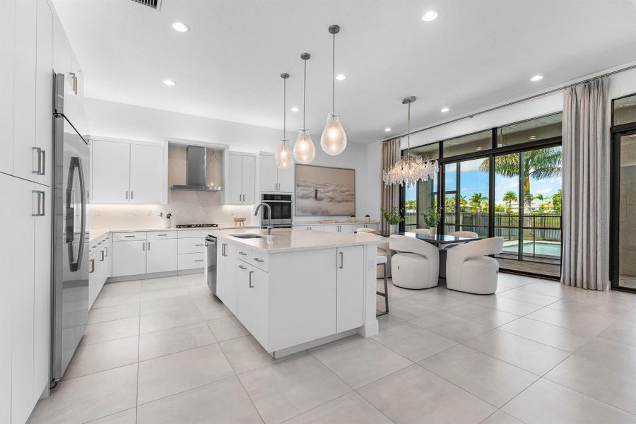 Furnished interior view inside a new home in Valencia Grand, Boynton Beach (Image 16). Furnished interior view inside a new home in Valencia Grand, Boynton Beach (Image 16).