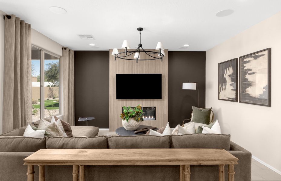 Representative furnished interior of a home built from the Bergamot by Del Webb in Sun City Anthem at Merrill Ranch, Florence (Image 14).