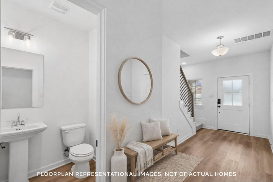 Furnished interior view inside a new home in Marvida, Cypress (Image 16).