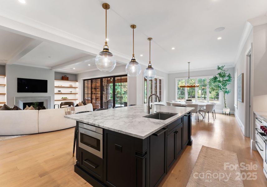 Furnished interior view inside a new home in , Charlotte (Image 3).