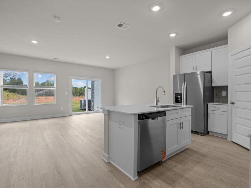Furnished interior view inside a new home in Northbrook Village Townes, Taylors (Image 3).