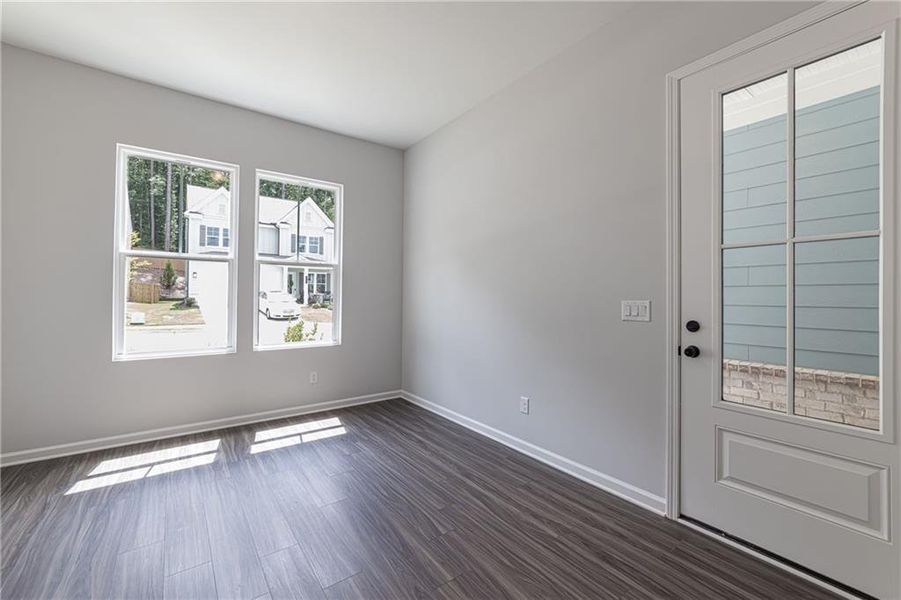 Spacious, unfurnished interior of a new home in Enclave at Edgewater, Canton (Image 71).
