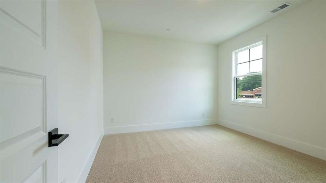 Spacious, unfurnished interior of a new home in The Village at Sandy Plains, Marietta (Image 27). Spacious, unfurnished interior of a new home in The Village at Sandy Plains, Marietta (Image 27).