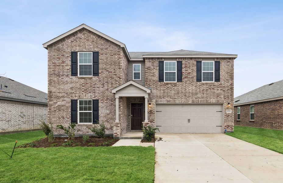 Representative exterior photo of a completed home built from the La Salle by Centex in Mobberly Farms, Pilot Point, TX (Image 20). Representative exterior photo of a completed home built from the La Salle by Centex in Mobberly Farms, Pilot Point, TX (Image 20).