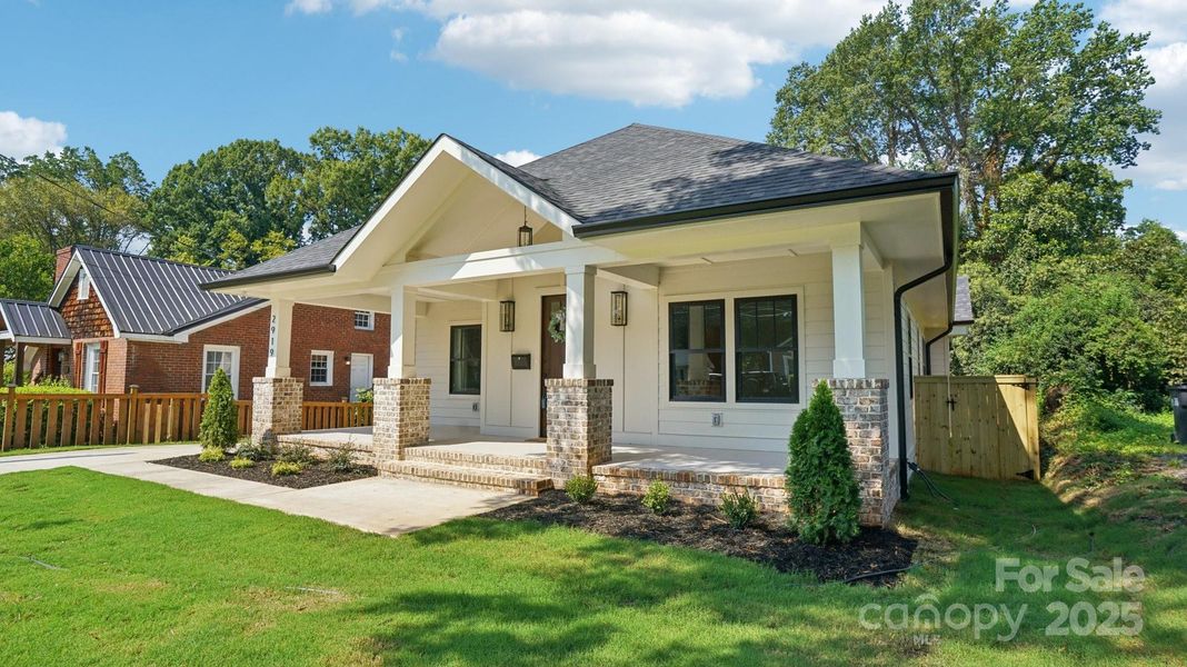 Front exterior of a new home in , Charlotte, NC, highlighting curb appeal (Image 2).