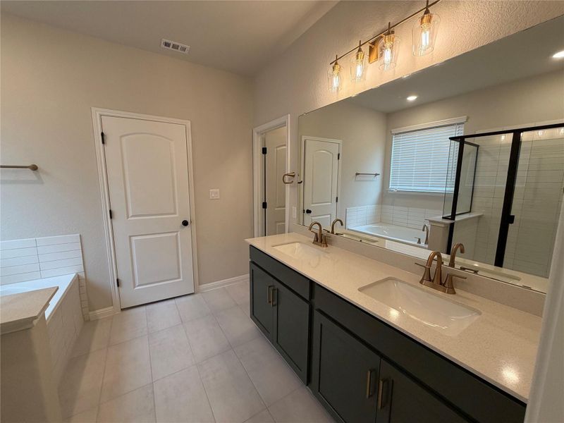 Furnished interior view inside a new home in Willow Springs, Buda (Image 13).