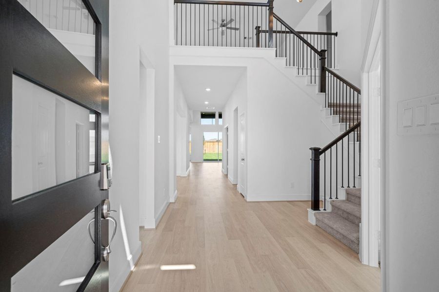 Spacious, unfurnished interior of a new home in Bridgeland, Cypress (Image 22).