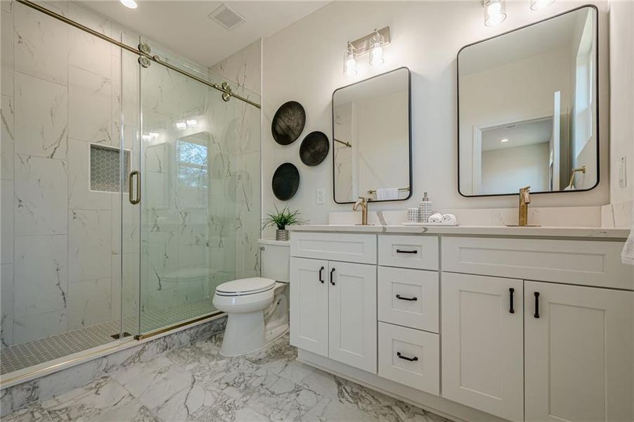 Furnished interior view inside a new home in , Powder Springs (Image 16). Furnished interior view inside a new home in , Powder Springs (Image 16).