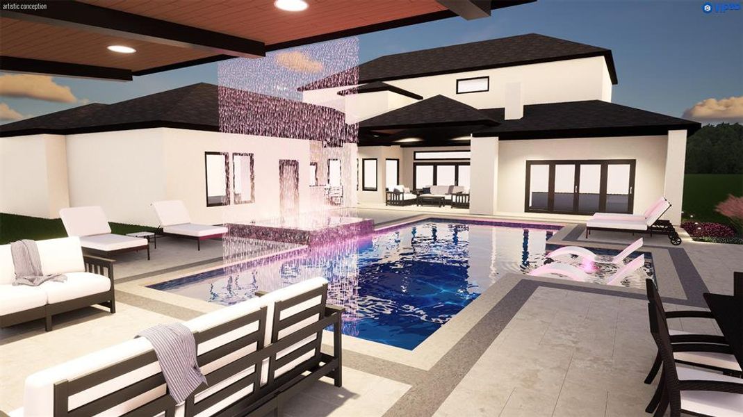 Pool Rendering- Pool not included