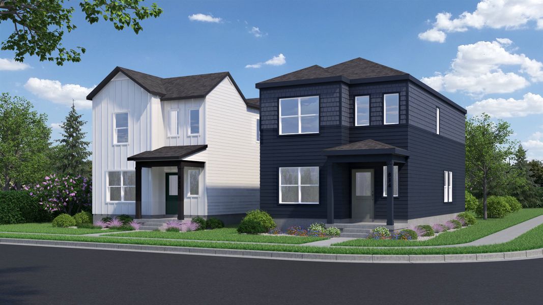 Representative exterior photo of a completed home built from the Sage by Hartford Homes in Prairie Song, Windsor, CO (Image 31). Representative exterior photo of a completed home built from the Sage by Hartford Homes in Prairie Song, Windsor, CO (Image 31).