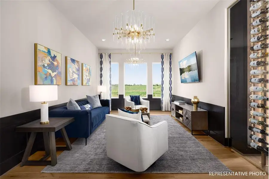 Furnished interior view inside a new home in Heath Golf & Yacht Club, Heath (Image 4). Furnished interior view inside a new home in Heath Golf & Yacht Club, Heath (Image 4).